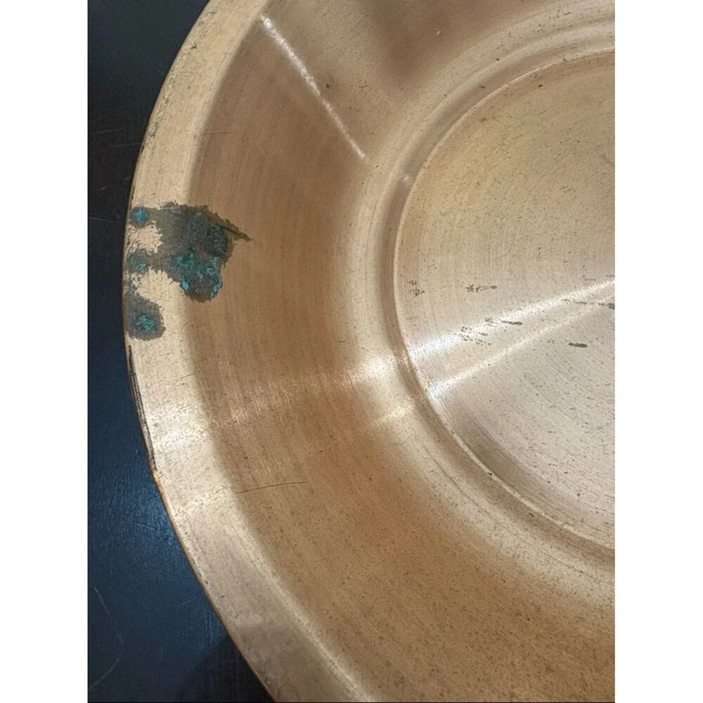 Copper Jam Pan with Brass Handles 10.5”